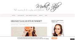 Desktop Screenshot of modest-style.com